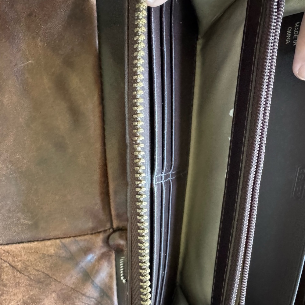 Coach Leather and Canvas Wallet - Picture 7 of 9